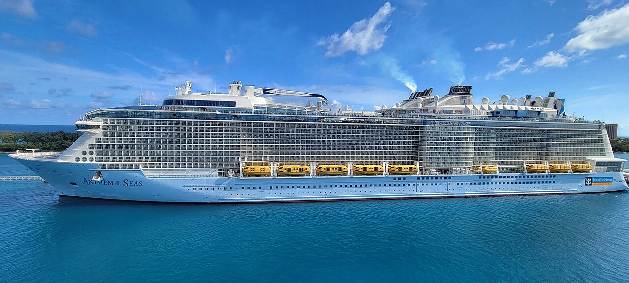 Anthem of the Seas docked in Nassau, Bahamas
